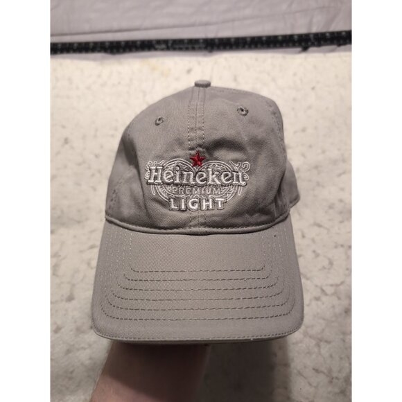 Heineken Premium Light Gray Embroidered Hat Men's - Picture 1 of 8